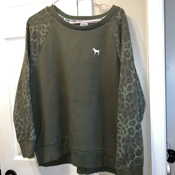 Victoria secret pink sweatshirt size large - Picture 2 of 3